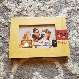 Wood 4×6 Friends Picture Frame Rare Woods New